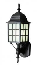 Trans Globe 4420 WH - 1LT  SQUARE LANTN W/GRID